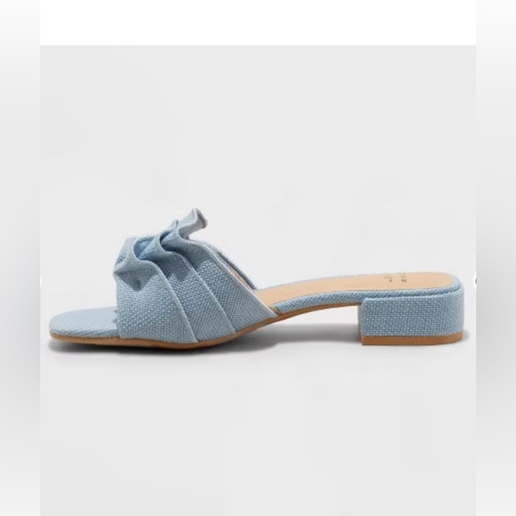 Lyta Raffia Ruffle Sandals w Memory Foam - A New Day - Picture 5 of 5